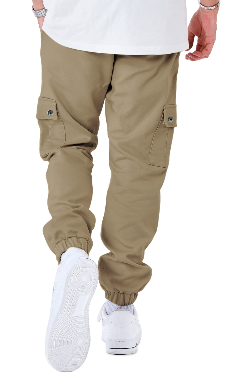 Foto 4 pulgar | Pantalón Cargo Jogger Bolsas Skinny Strech Hombre Shendy Vendy