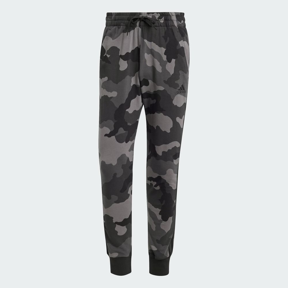 Foto 4 pulgar | Pants Seasonal Essentials Camuflaje Adidas Negro Hombre