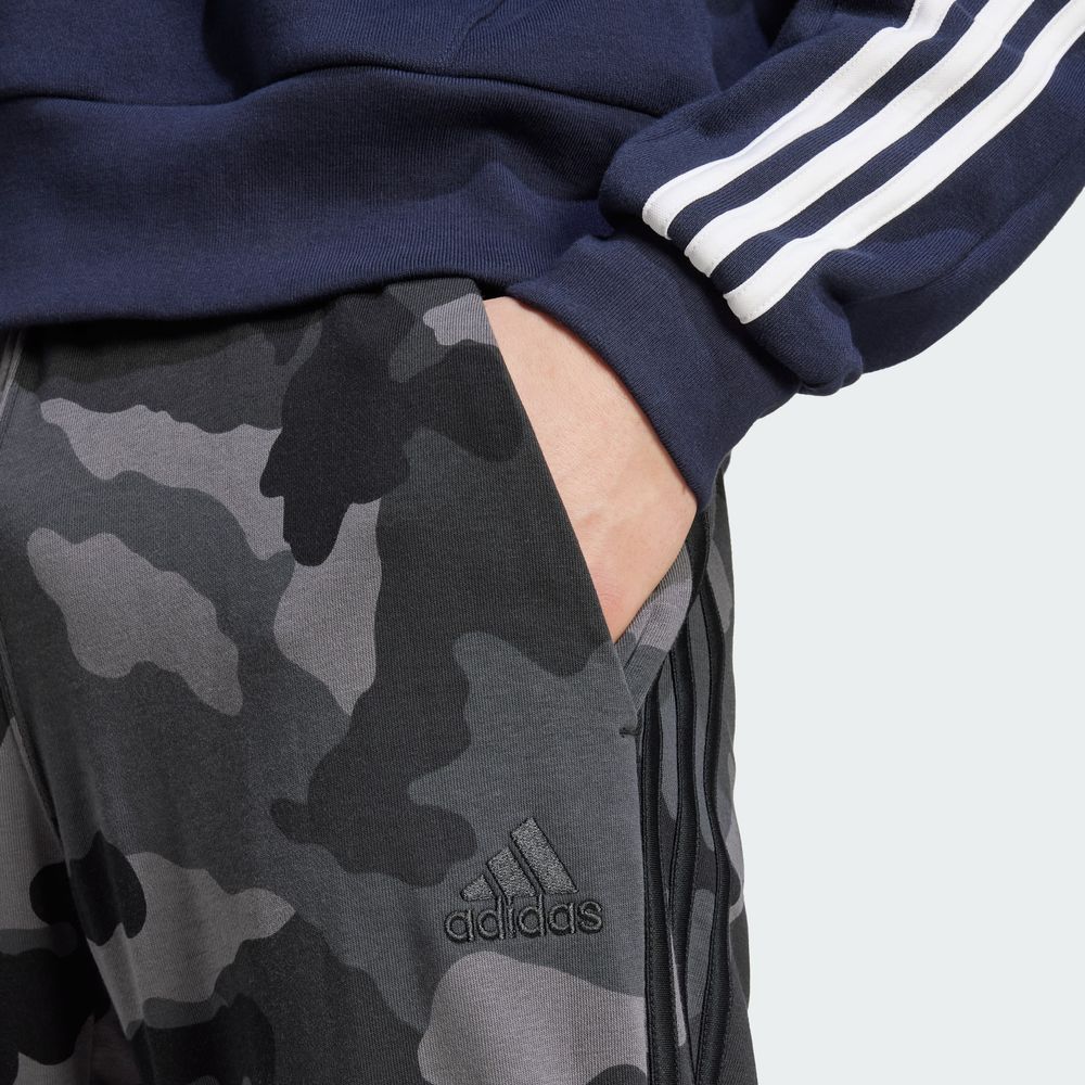 Foto 8 pulgar | Pants Seasonal Essentials Camuflaje Adidas Negro Hombre