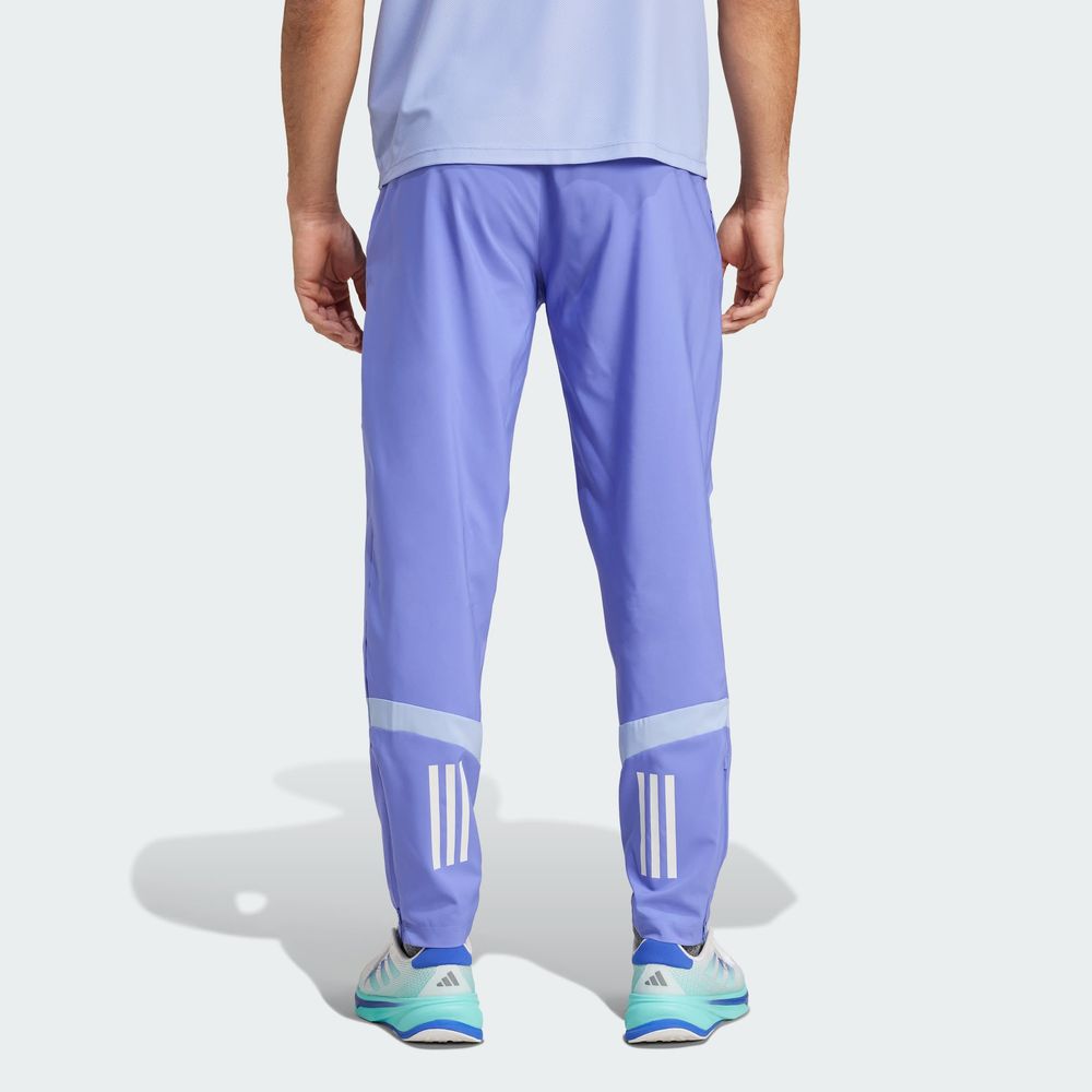 Foto 6 pulgar | Pants Own The Run Aeroready Adidas Azul Hombre