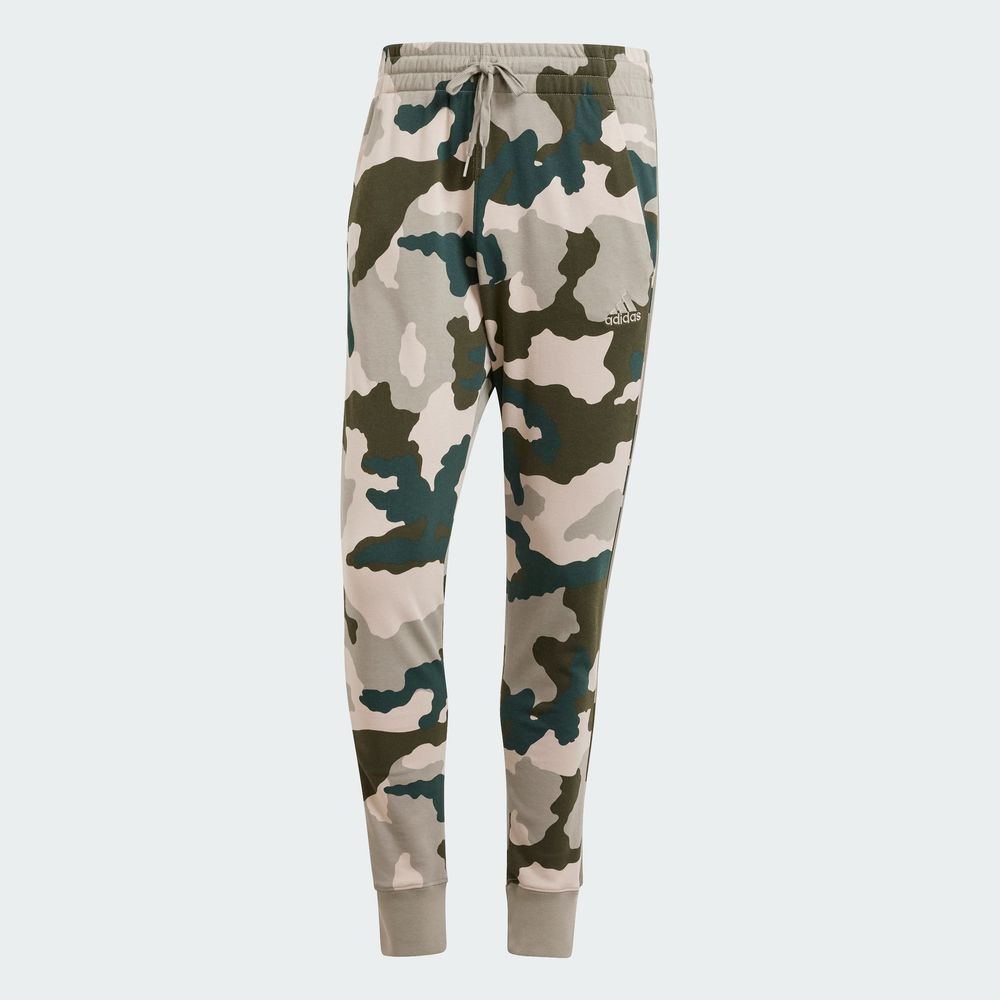 Foto 4 pulgar | Pants Seasonal Essentials Camuflaje Adidas Verde Hombre