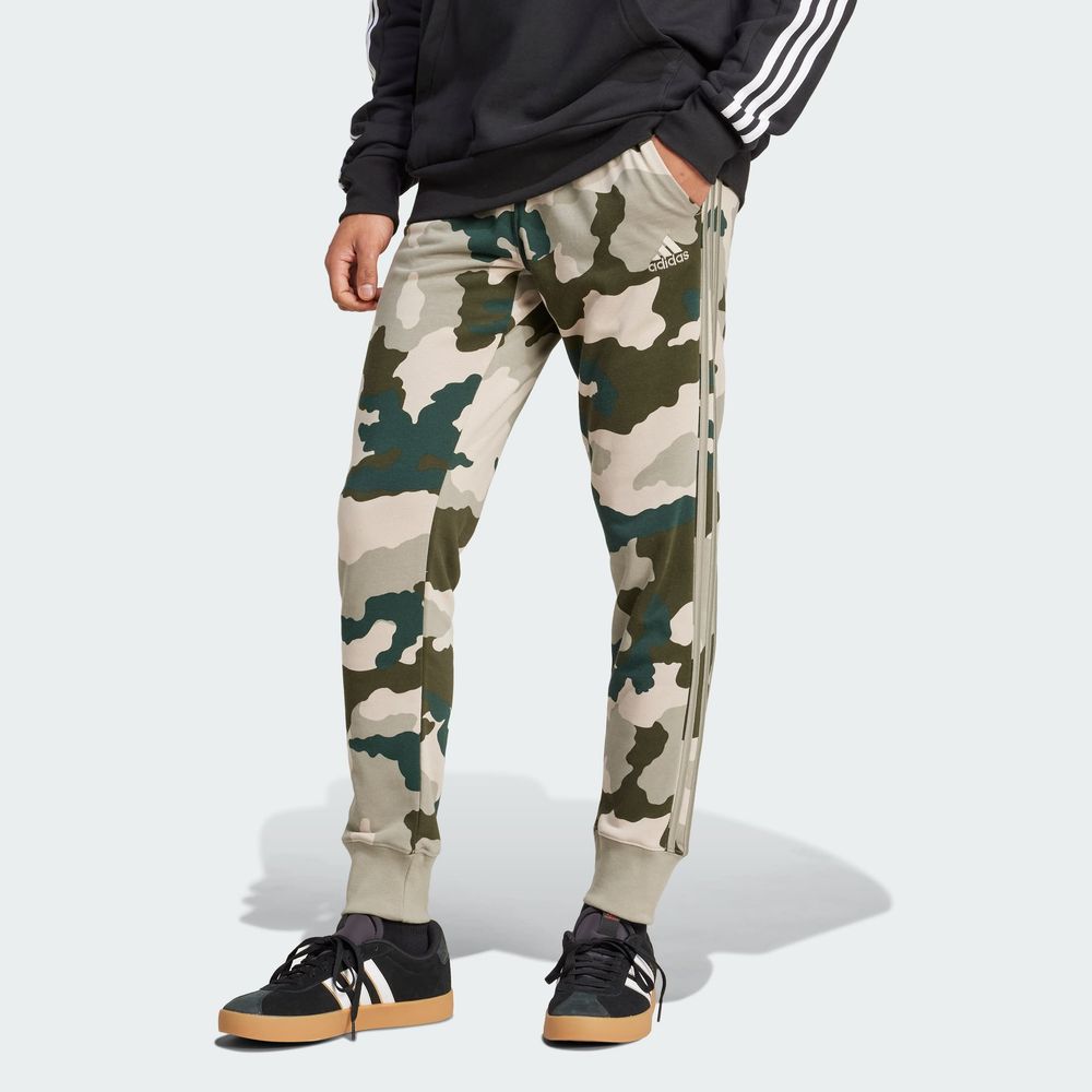 Foto 5 pulgar | Pants Seasonal Essentials Camuflaje Adidas Verde Hombre