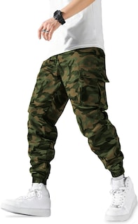 Foto 1 | Pantalón Cargo Jogger Bolsas Skinny Camuflaje Hombre Shendy Vendy