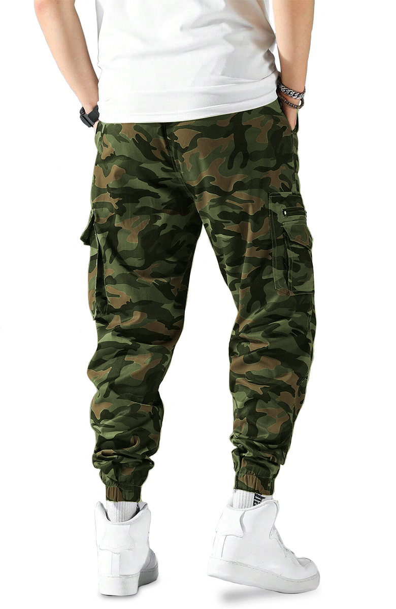 Foto 2 | Pantalón Cargo Jogger Bolsas Skinny Camuflaje Hombre Shendy Vendy