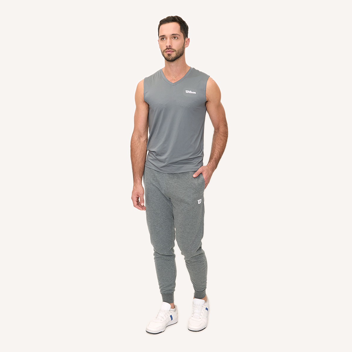 Foto 5 | Jogger Wilson French Terry Cómodo Para Hombre