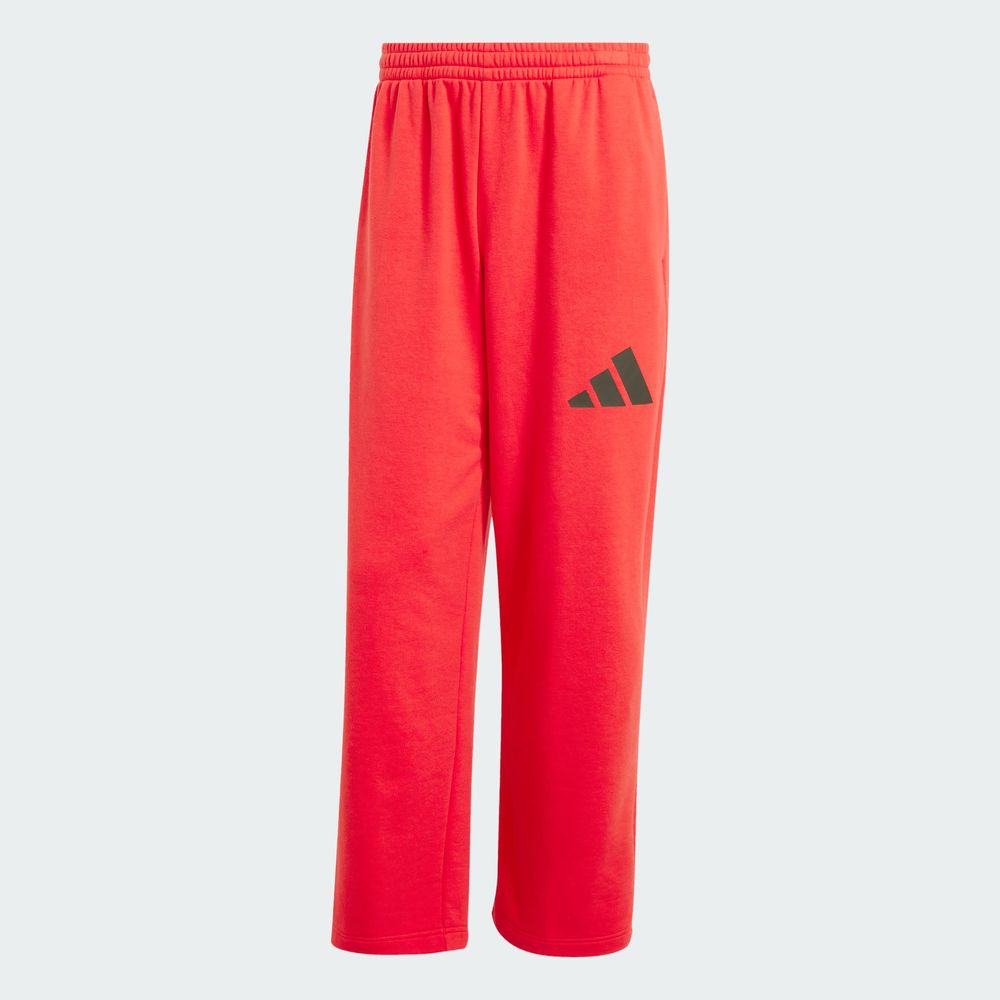 Foto 4 pulgar | M Wide Pant Ft Adidas Rojo Hombre