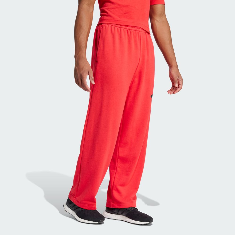 Foto 5 | M Wide Pant Ft Adidas Rojo Hombre