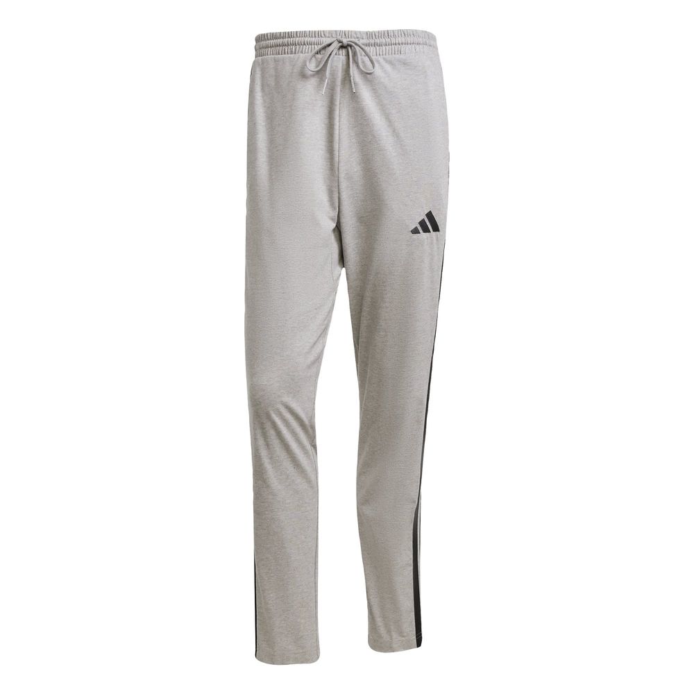 Foto 2 pulgar | Pants Essentials 3 Tiras Single Jersey Adidas Gris Hombre