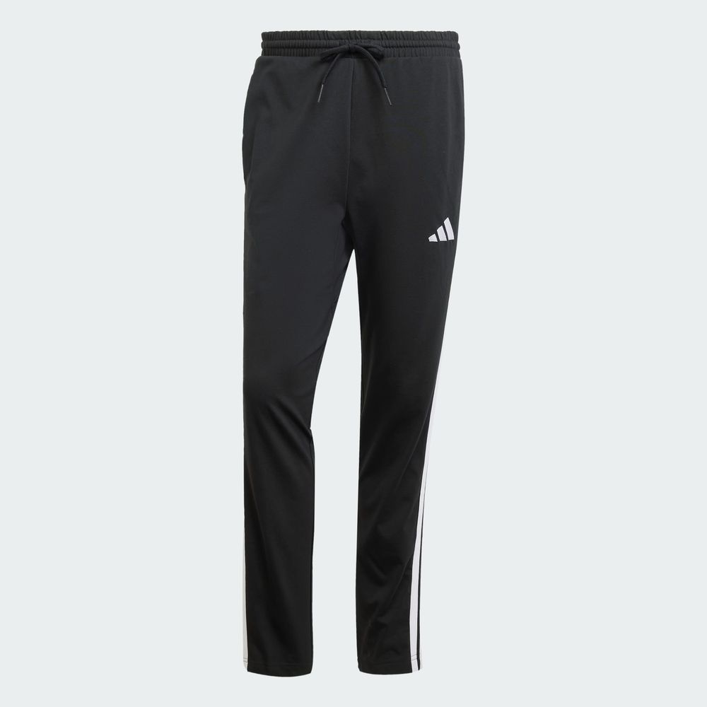 Foto 4 pulgar | Pants Essentials 3 Tiras Single Jersey Adidas Negro para Hombre
