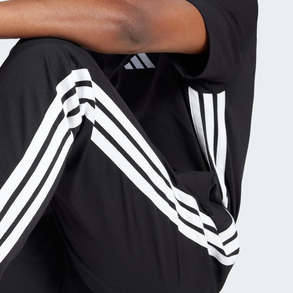 Foto 7 pulgar | Pants Essentials 3 Tiras Single Jersey Adidas Negro para Hombre