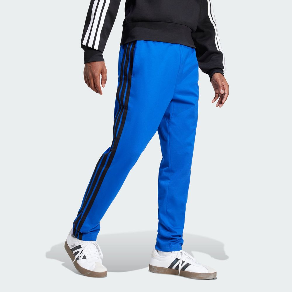 Foto 6 pulgar | Pants Essentials 3 Tiras Single Jersey Adidas Azul Hombre