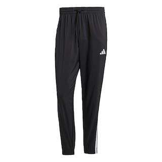 Foto 1 | Pants Essentials 3 Franjas Tejidos Adidas Negro Hombre