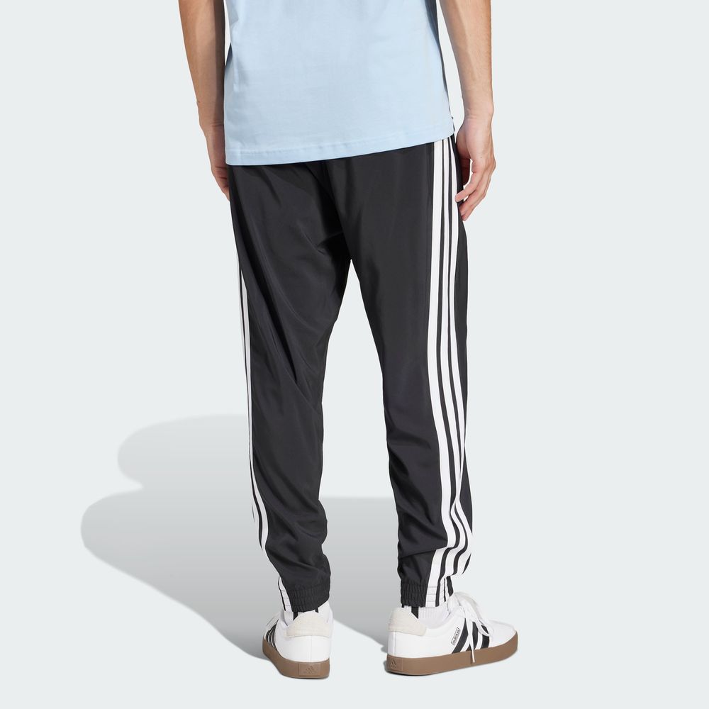 Foto 5 pulgar | Pants Essentials 3 Franjas Tejidos Adidas Negro Hombre