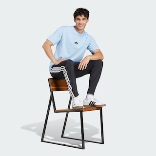 Foto 5 | Pants Essentials 3 Franjas Tejidos Adidas Negro Hombre