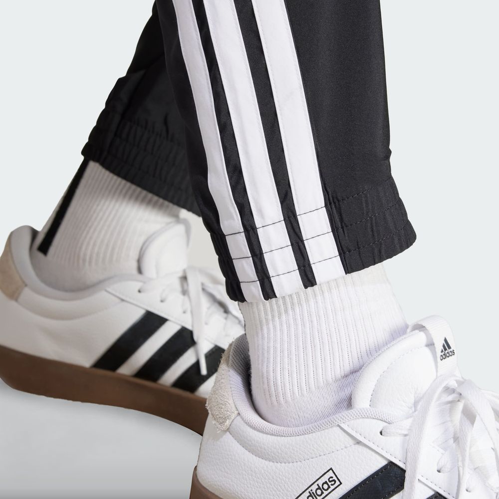 Foto 6 | Pants Essentials 3 Franjas Tejidos Adidas Negro Hombre