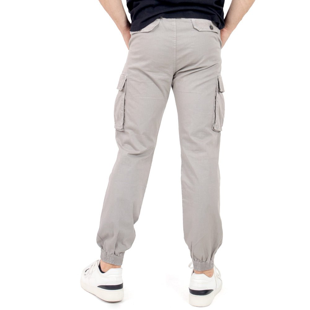 Foto 4 pulgar | Pantalón Jogger con Tapas Laterales Quarry Gris para Hombre