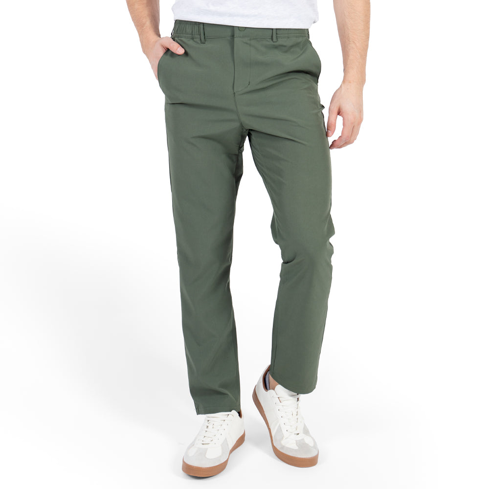 Foto 2 pulgar | Pantalón Para Hombre Jogger Nylon Con Elástico Quarry Color Verde Olivo