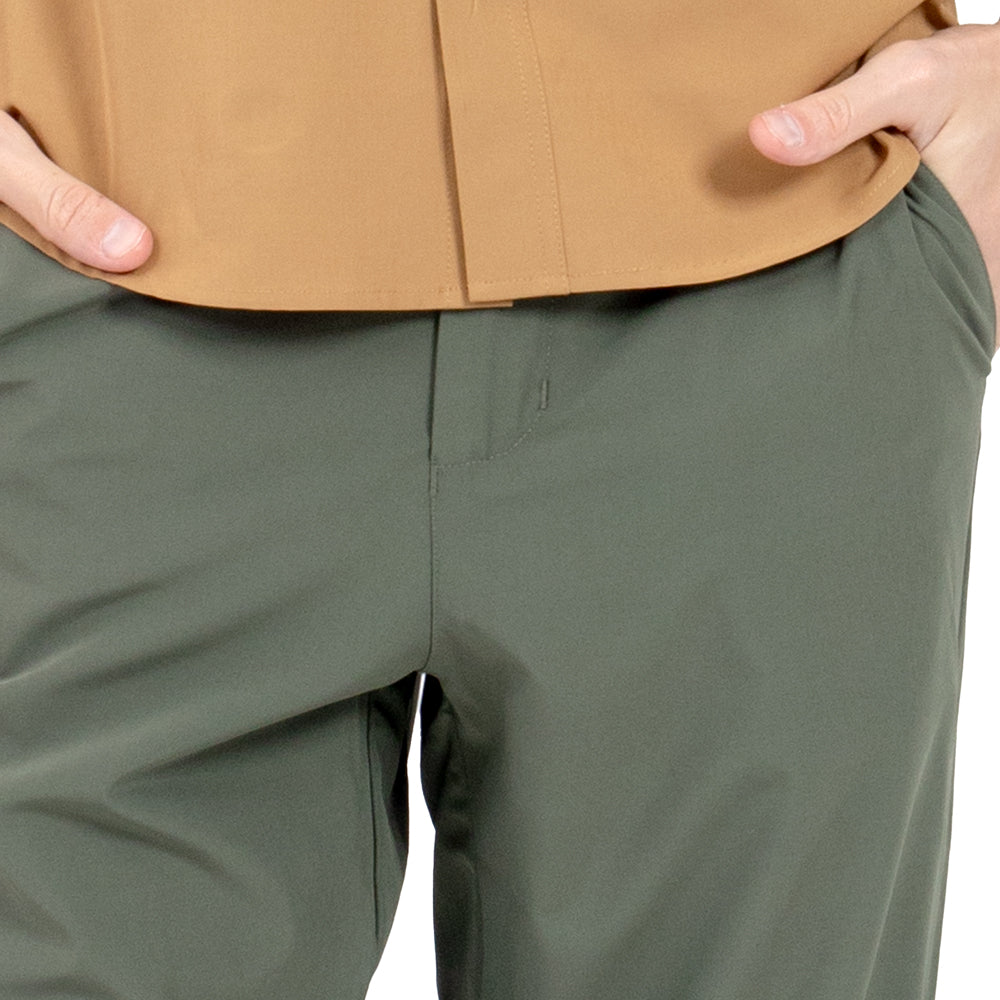 Foto 5 pulgar | Pantalón Para Hombre Jogger Nylon Con Elástico Quarry Color Verde Olivo