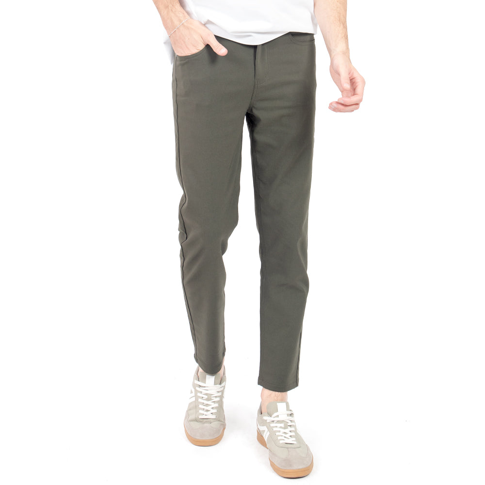 Pantalón de Nylon Básico Ligero Quarry Verde Olivo para Hombre