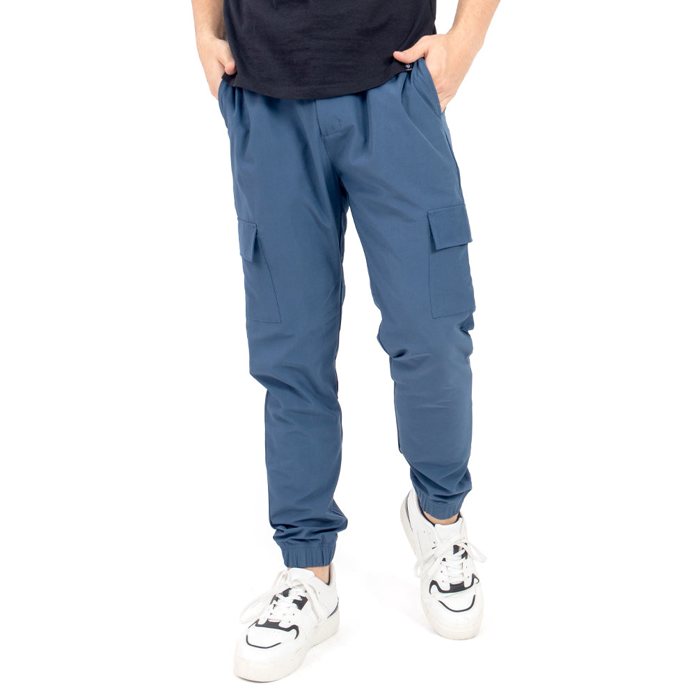 Pantalón Jogger Cargo de Nylon Quarry Azul para Hombre