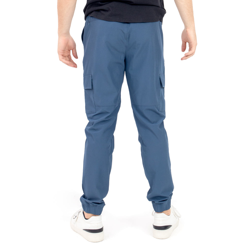 Foto 4 pulgar | Pantalón Jogger Cargo de Nylon Quarry Azul para Hombre