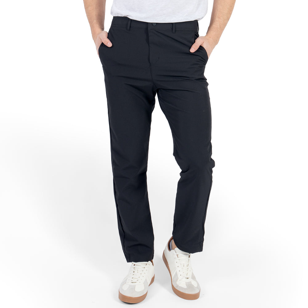 Pantalón Para Hombre Jogger Nylon Con Elástico Quarry Color Negro