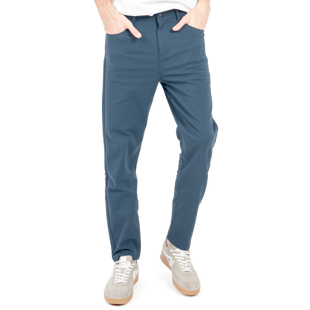 Pantalón de Nylon Básico Ligero Quarry Azul para Hombre