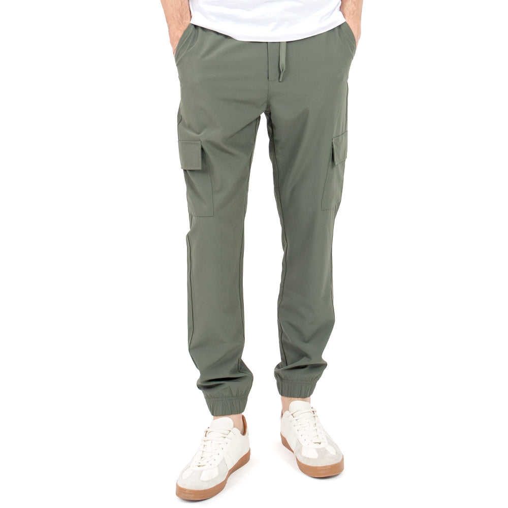 Foto 2 pulgar | Pantalón Jogger Cargo de Nylon Quarry Verde Olivo para Hombre