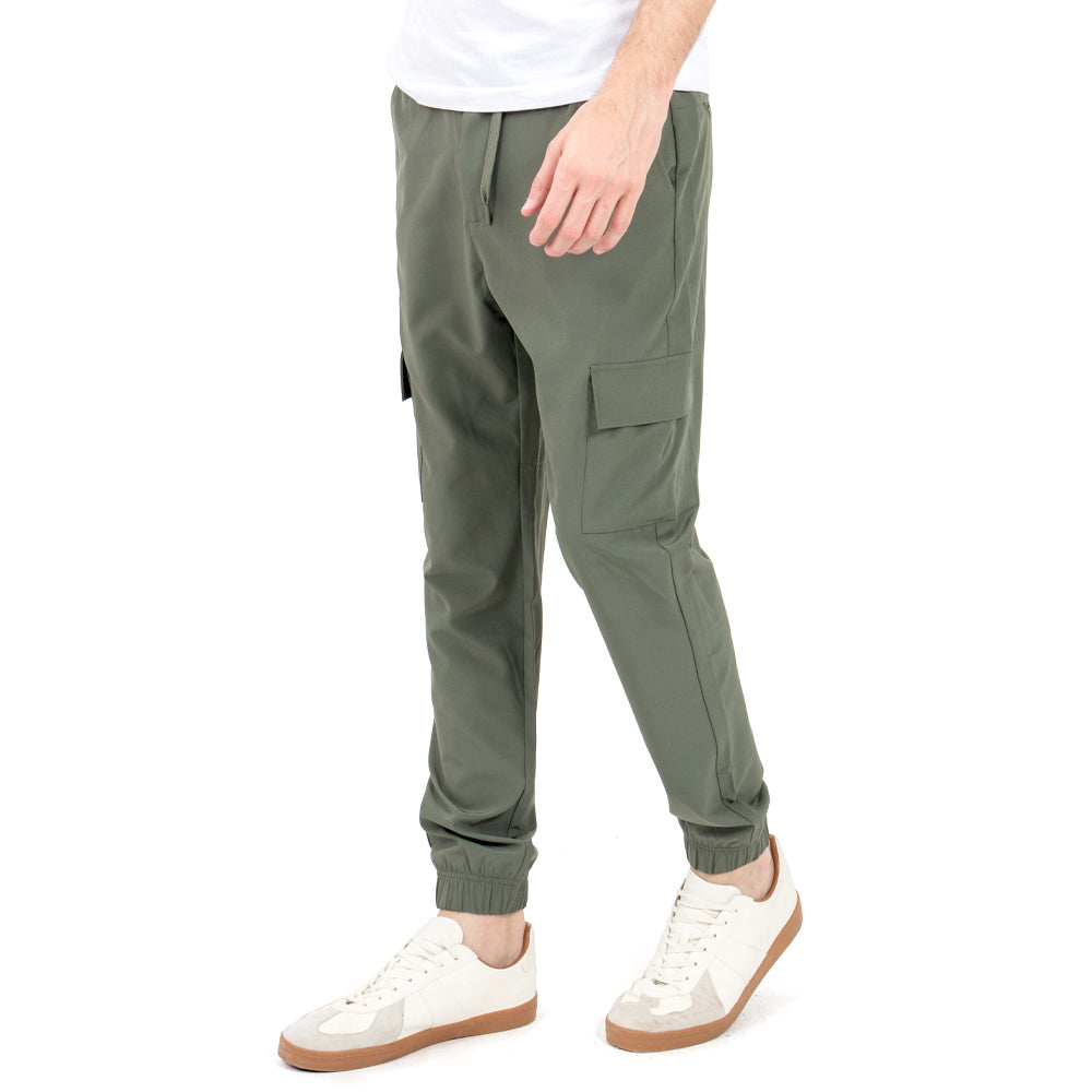 Foto 3 pulgar | Pantalón Jogger Cargo de Nylon Quarry Verde Olivo para Hombre