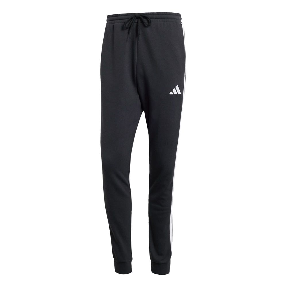 Foto 2 pulgar | Pants Essentials French Terry 3 Franjas Adidas Negro Hombre