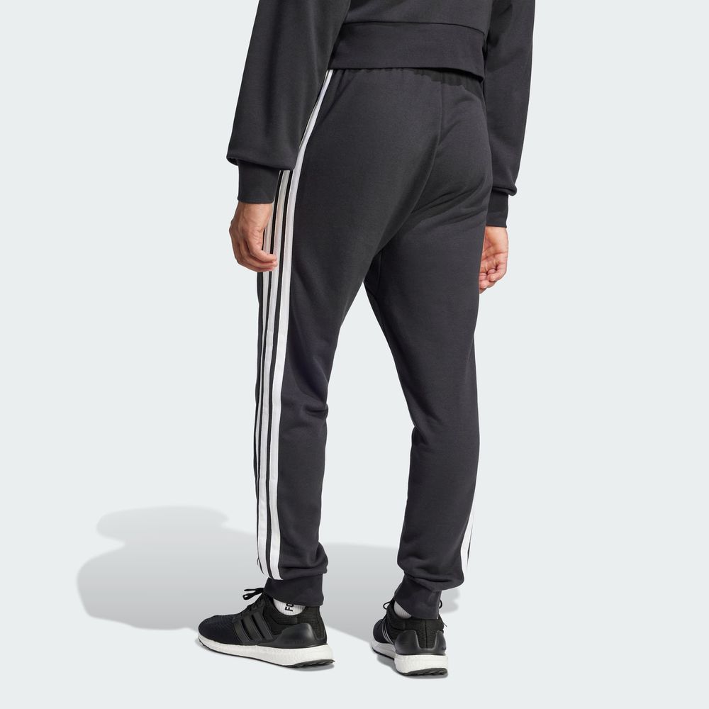 Foto 4 | Pants Essentials French Terry 3 Franjas Adidas Negro Hombre