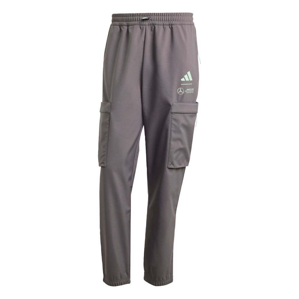 Foto 2 pulgar | Pants Premium Tejidos Mercedes - Amg Petronas Formula One Team Adidas Gris Hombre