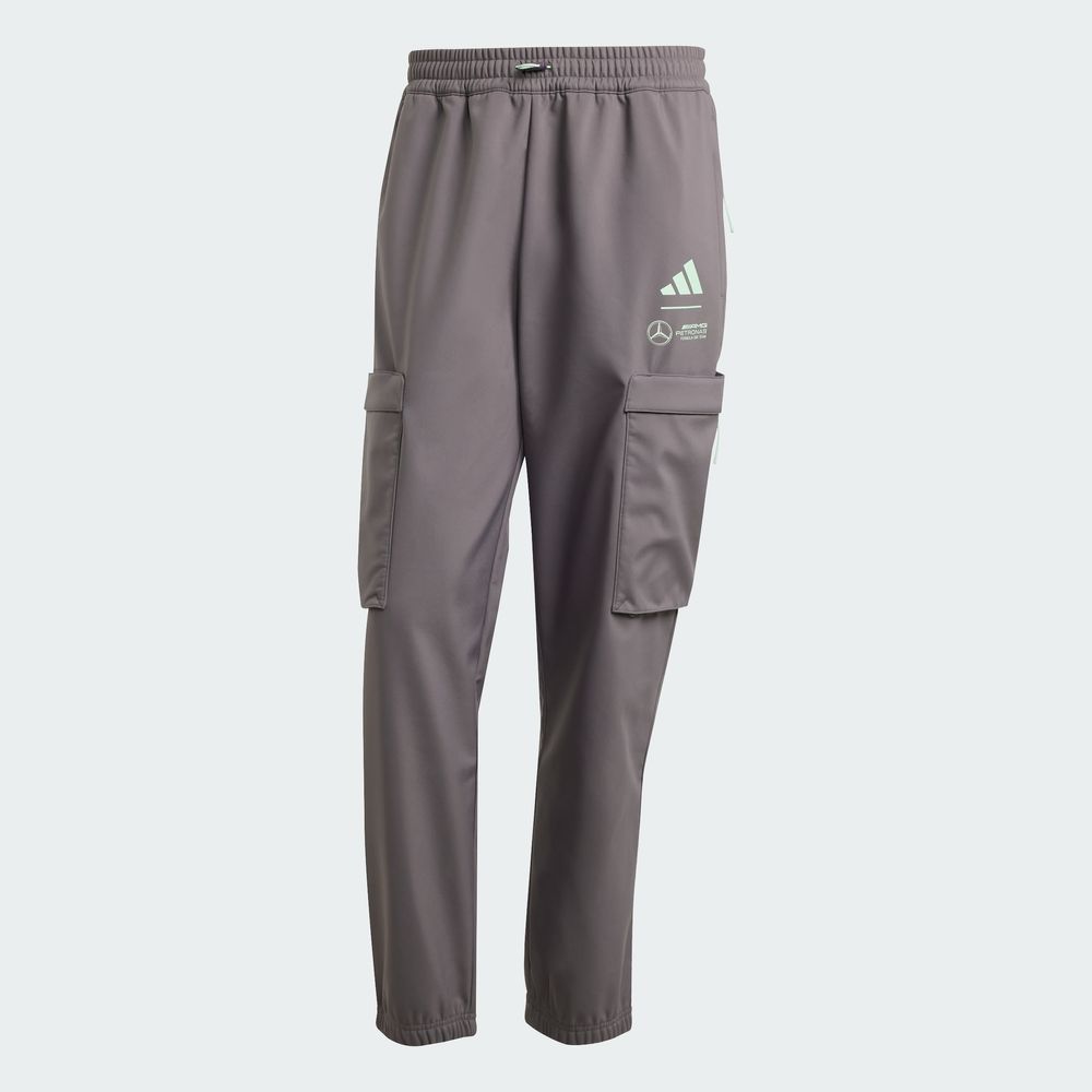 Foto 3 pulgar | Pants Premium Tejidos Mercedes - Amg Petronas Formula One Team Adidas Gris Hombre