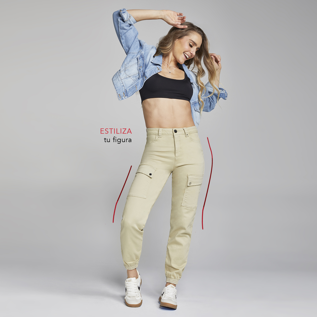 Foto 7 pulgar | Jeans Jogger Push Up Cintura Alta  Seven Jeans