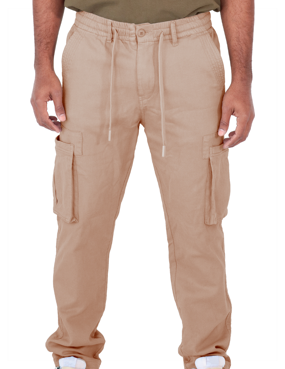 Foto 2 pulgar | Pantalon Jogger Roosevelt French-le2404 Camello