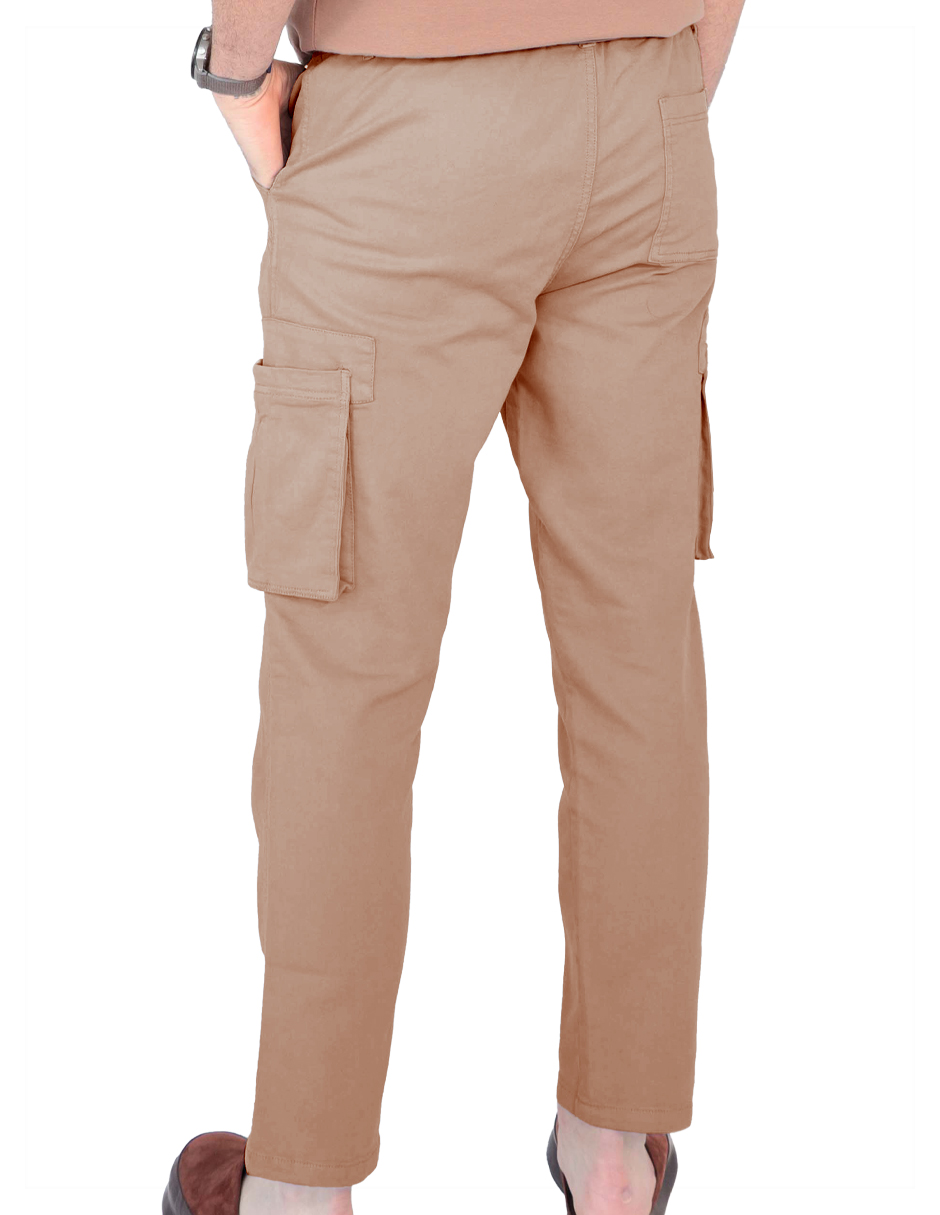 Foto 5 pulgar | Pantalon Jogger Roosevelt French-le2404 Camello