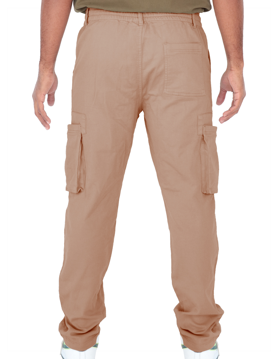 Foto 6 pulgar | Pantalon Jogger Roosevelt French-le2404 Camello