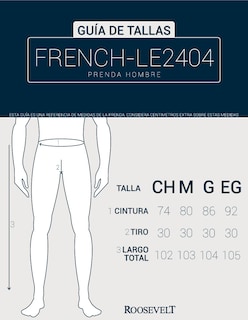 Foto 6 | Pantalon Jogger Roosevelt French-le2404 Camello