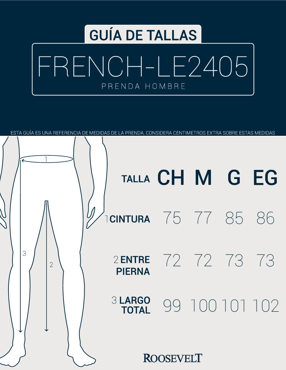 Foto 5 | Pantalón Jogger Roosevelt French-LE2405 Negro