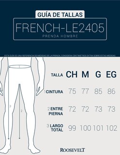 Foto 5 | Pantalón Jogger Roosevelt French-LE2405 Negro