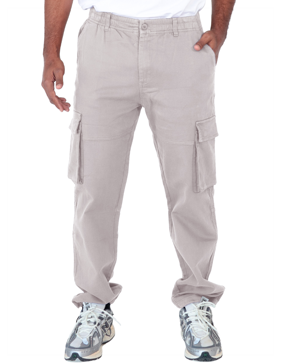 Foto 2 pulgar | Pantalón Jogger Roosevelt French-LE2405 Beige