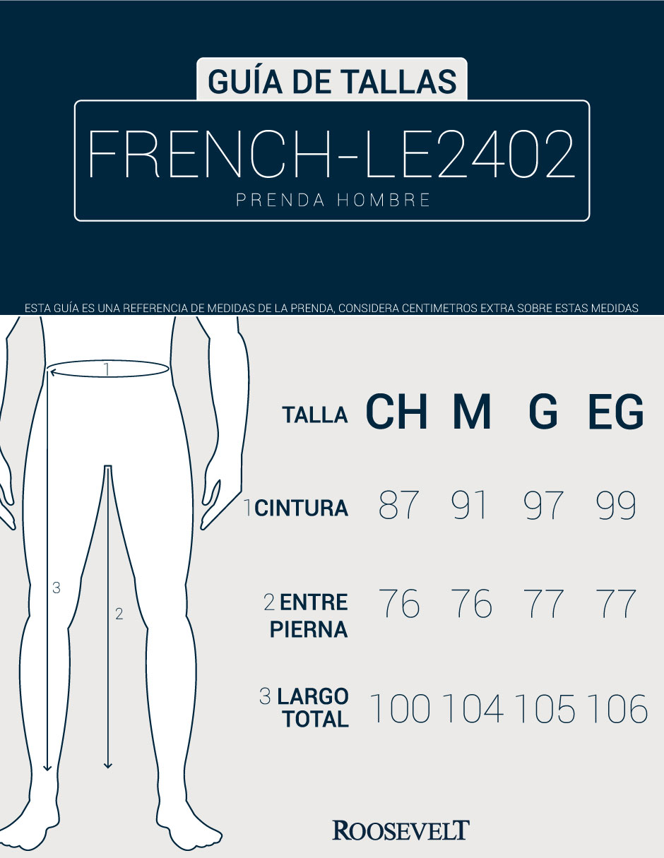 Foto 5 | Pantalón Roosevelt para Hombre