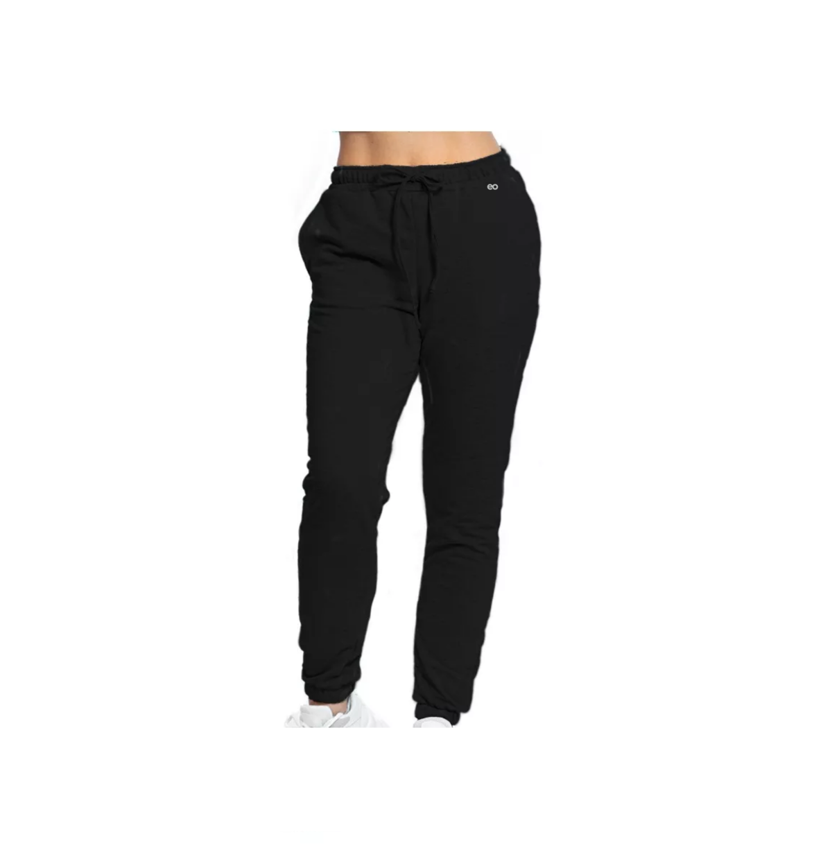 Pants Jogger Dama Slim Fit Talla Mediana Eo Safe Imports Esi-15336 Negro