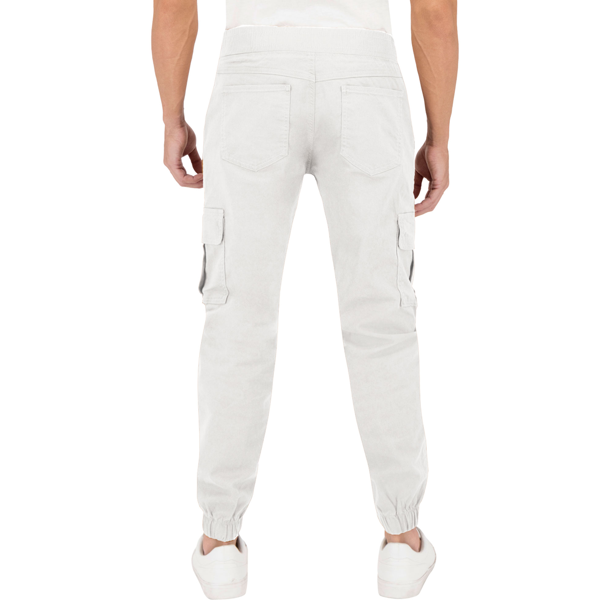 Foto 3 pulgar | Pantalón Jogger Britos 803441 Blanco para Hombre