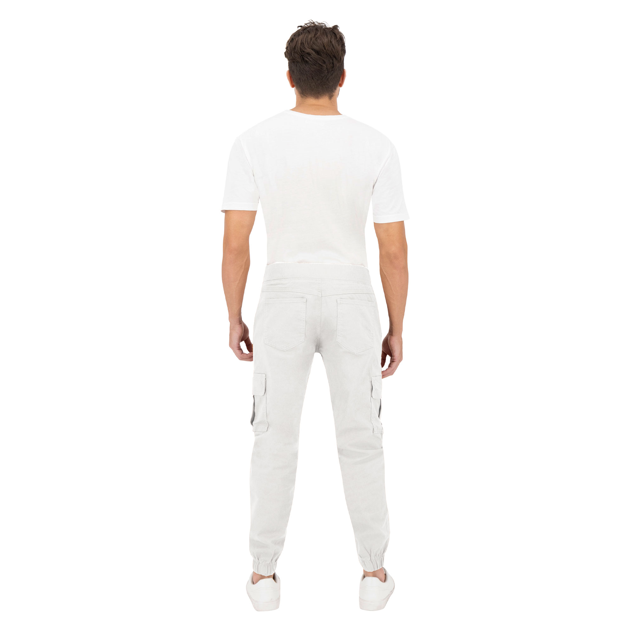 Foto 5 pulgar | Pantalón Jogger Britos 803441 Blanco para Hombre