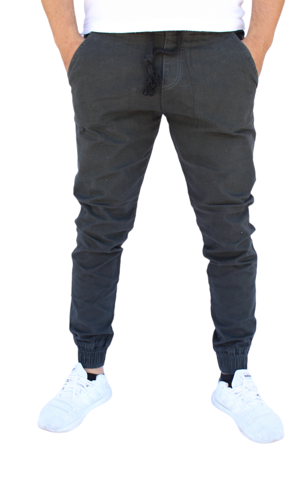 Foto 2 pulgar | Pantalón Jogger Liso Gris Oxford John Silver