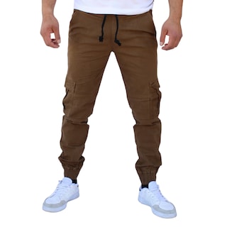Foto 1 | Pantalón Jogger Cargo Caqui Obscuro John Silver