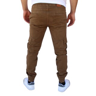 Foto 3 | Pantalón Jogger Cargo Caqui Obscuro John Silver