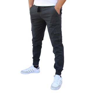Foto 2 | Pantalón Jogger Cargo Gris Obscuro John Silver