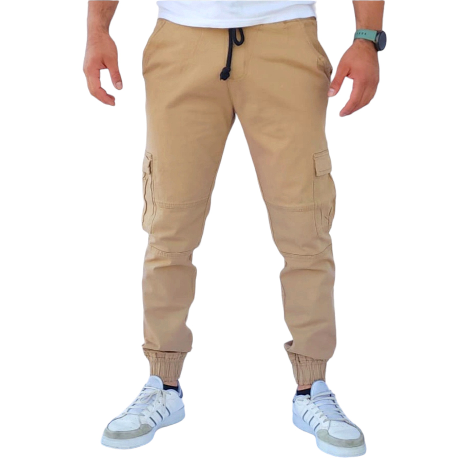 Pantalón Jogger Cargo Caqui Claro John Silver